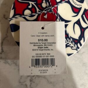 Vineyard Vines Coasters - Red and Blue